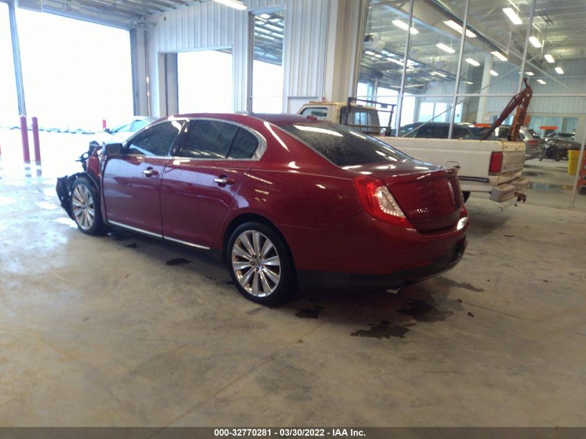 2013 LINCOLN MKS ECOBOOST 1LNHL9FT9DG604235