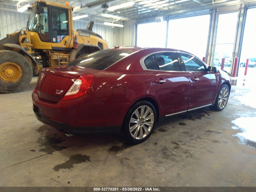 2013 LINCOLN MKS ECOBOOST 1LNHL9FT9DG604235