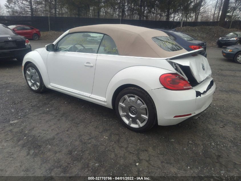 2015 VOLKSWAGEN BEETLE CONVERTIBLE 1.8T W/SOUND/NAV 3VW517AT7FM803282