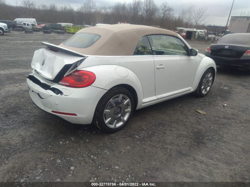2015 VOLKSWAGEN BEETLE CONVERTIBLE 1.8T W/SOUND/NAV 3VW517AT7FM803282
