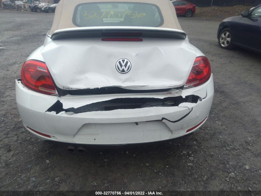 2015 VOLKSWAGEN BEETLE CONVERTIBLE 1.8T W/SOUND/NAV 3VW517AT7FM803282