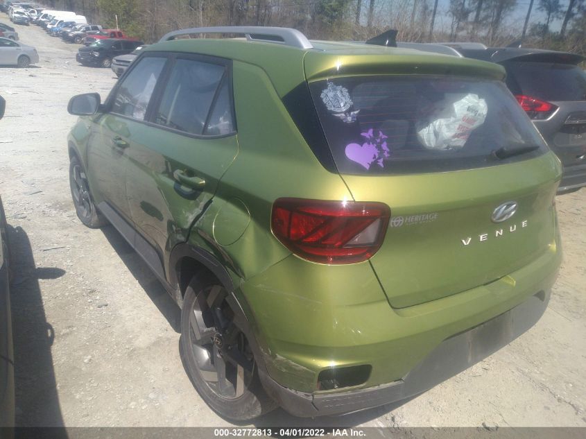 2021 HYUNDAI VENUE SEL KMHRC8A38MU107765