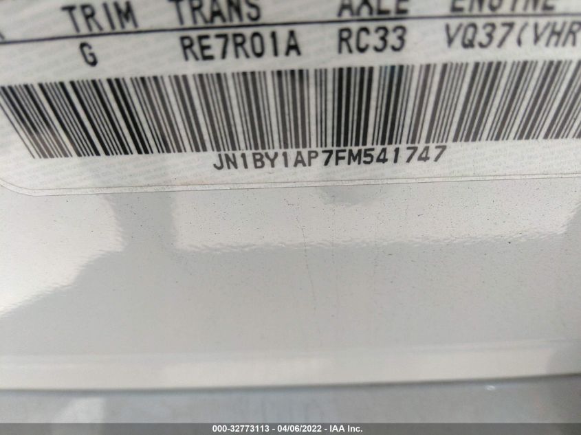 2015 INFINITI Q70 3.7 JN1BY1AP7FM541747