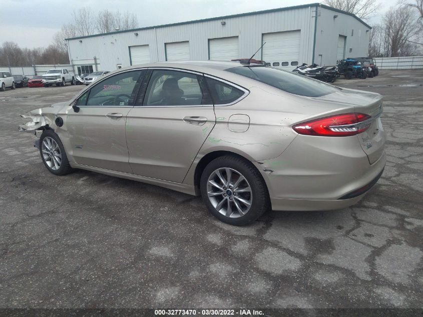 2018 FORD FUSION ENERGI SE 3FA6P0PU3JR274041