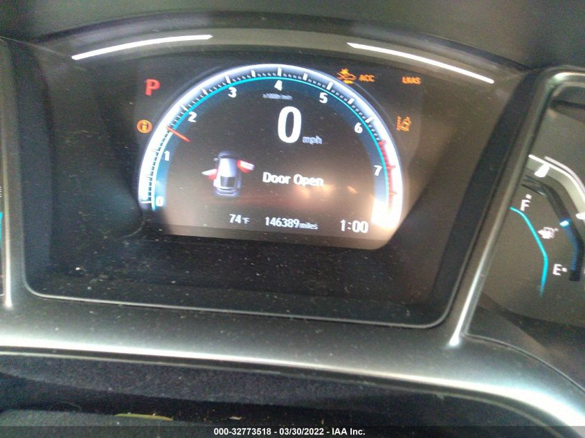 2019 HONDA CIVIC HATCHBACK EX SHHFK7H6XKU421572