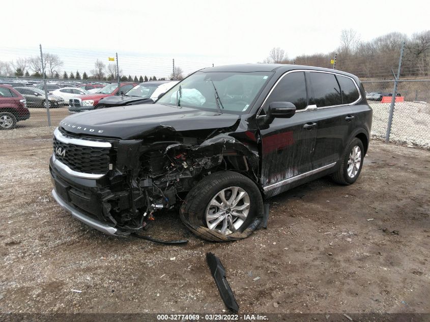 2022 KIA TELLURIDE LX 5XYP24HC2NG222300
