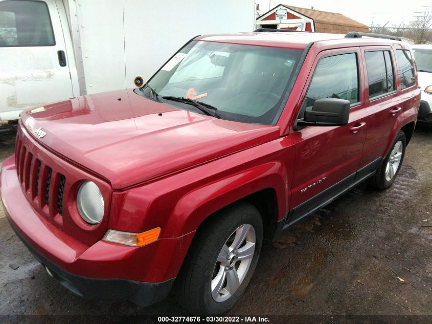 2014 JEEP PATRIOT LATITUDE 1C4NJPFAXED643127