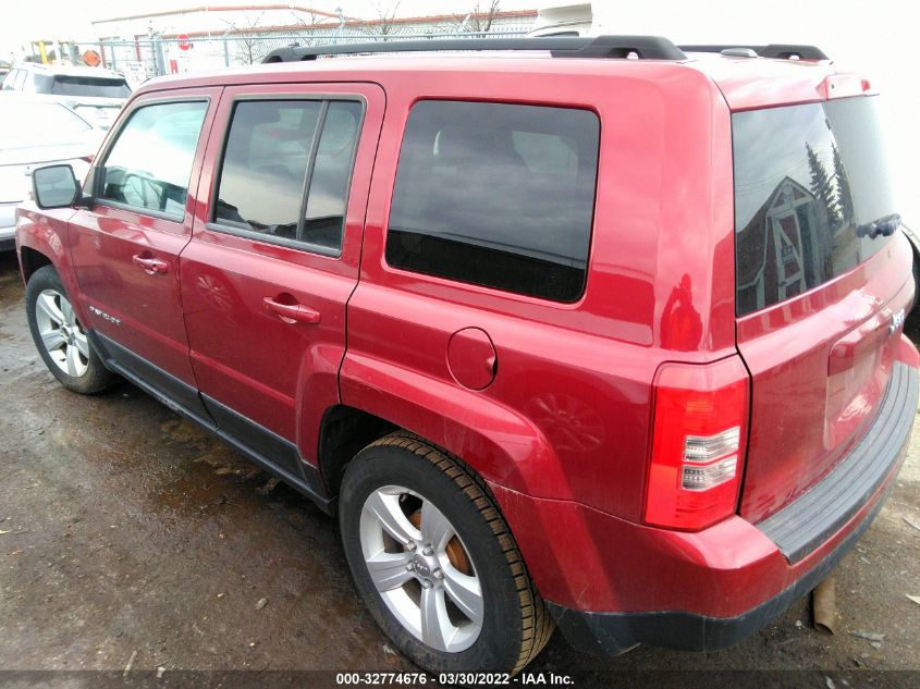 2014 JEEP PATRIOT LATITUDE 1C4NJPFAXED643127