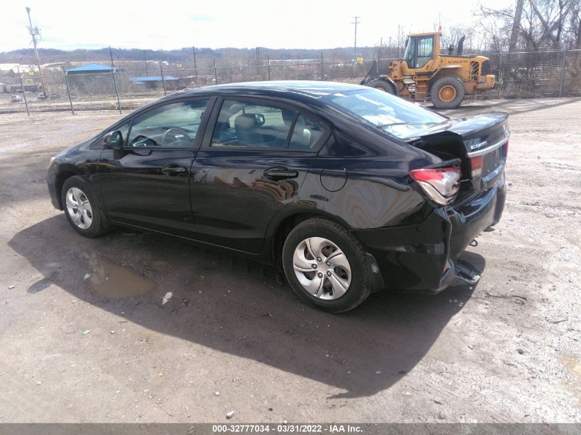 2013 HONDA CIVIC SDN LX 2HGFB2F57DH587707