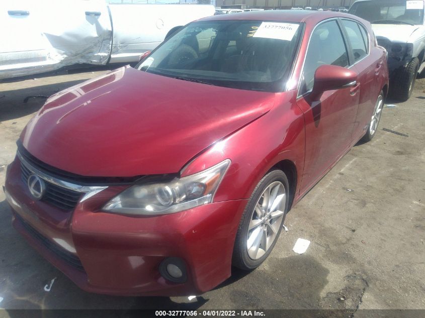 2013 LEXUS CT 200H HYBRID JTHKD5BH8D2133627