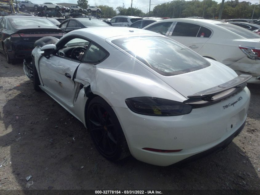 2018 PORSCHE 718 CAYMAN S/GTS WP0AB2A8XJS278392