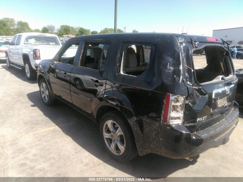 2013 HONDA PILOT EX-L 5FNYF3H56DB041985