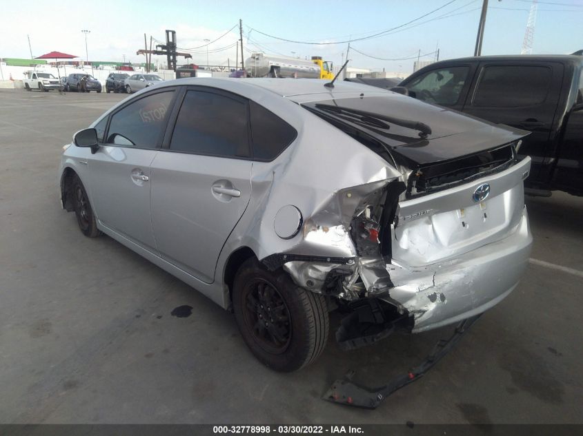 2014 TOYOTA PRIUS FOUR/FIVE/THREE/ONE/TWO JTDKN3DUXE1753125