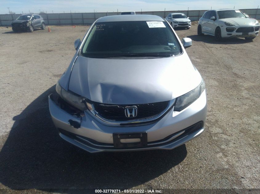 2013 HONDA CIVIC SDN LX 2HGFB2F50DH600250