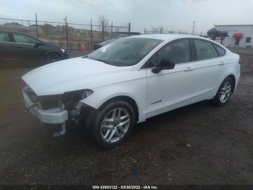2019 FORD FUSION HYBRID SE 3FA6P0LU4KR142929