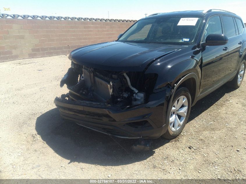 2018 VOLKSWAGEN ATLAS 3.6L V6 SE 1V2DR2CAXJC575681