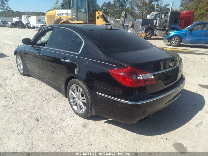2013 HYUNDAI GENESIS 3.8L KMHGC4DD2DU224956