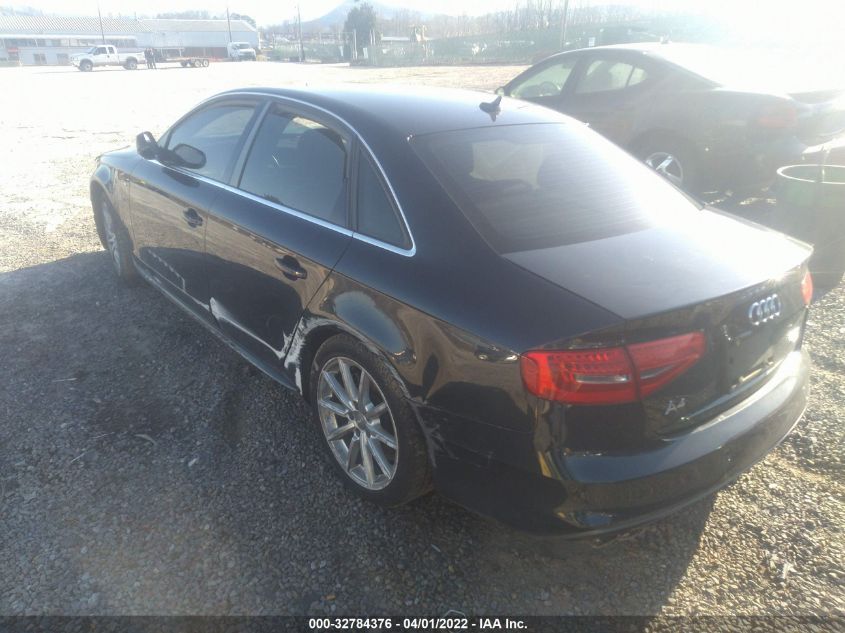 2014 AUDI A4 PREMIUM PLUS WAUFFAFL0EN033149
