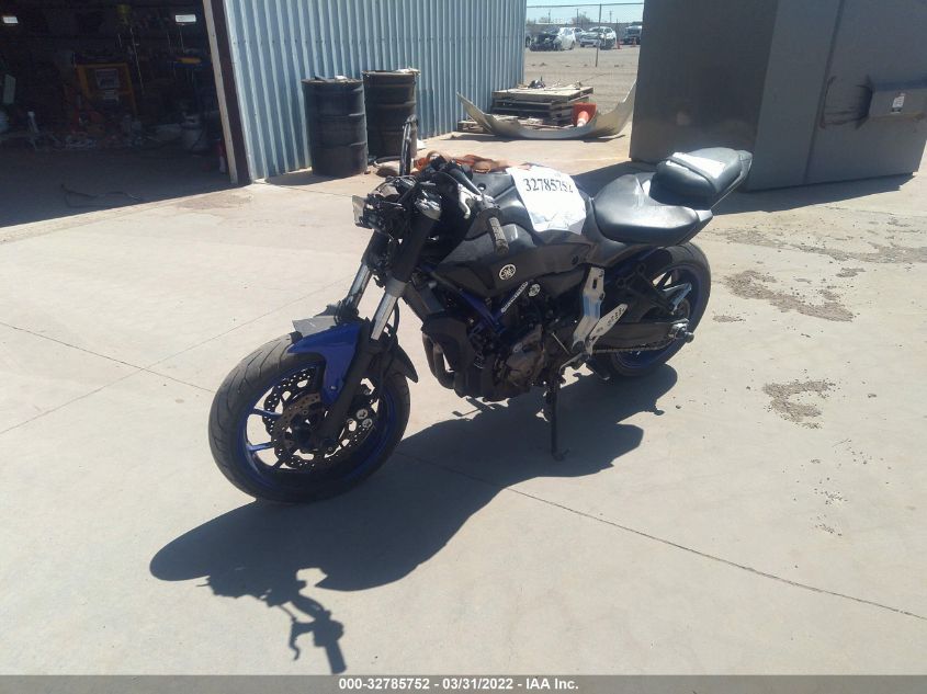 2016 YAMAHA FZ07 JYARM06E6GA006612
