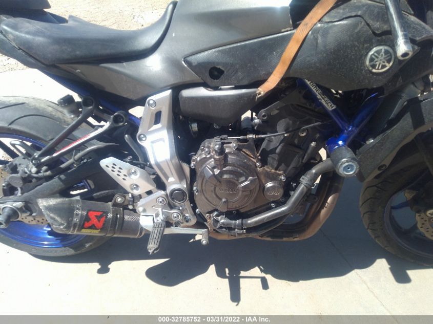 2016 YAMAHA FZ07 JYARM06E6GA006612
