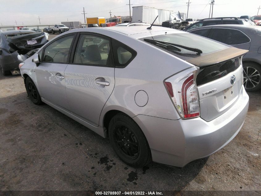 2014 TOYOTA PRIUS FOUR/FIVE/THREE/ONE/TWO JTDKN3DU3E0361013