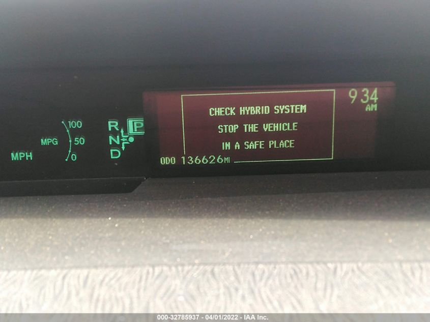 2014 TOYOTA PRIUS FOUR/FIVE/THREE/ONE/TWO JTDKN3DU3E0361013