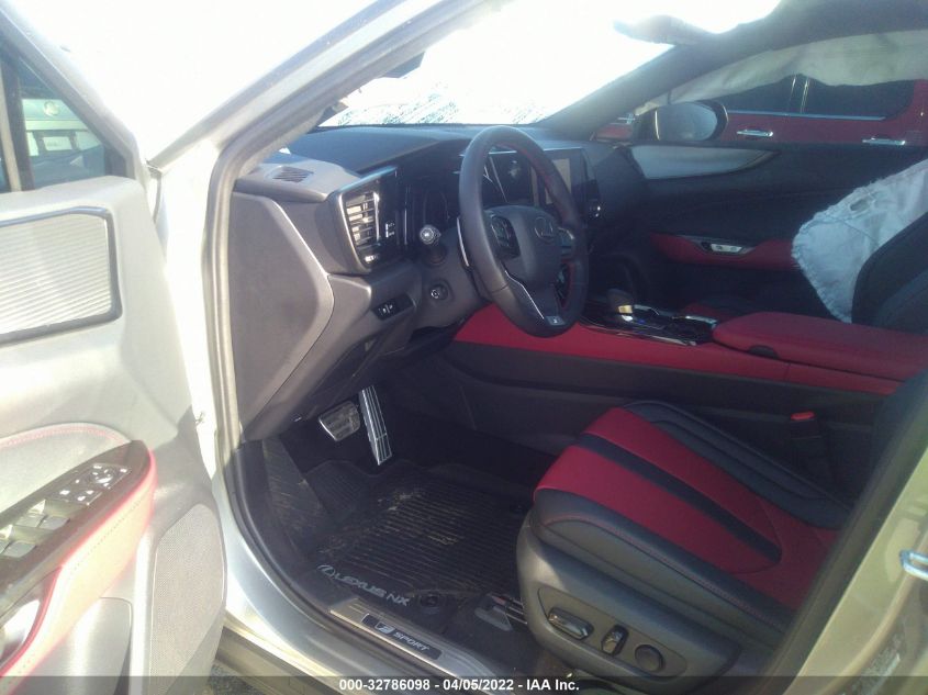 2022 LEXUS NX NX 350 F SPORT HANDLING JTJKGCEZ6N2001790