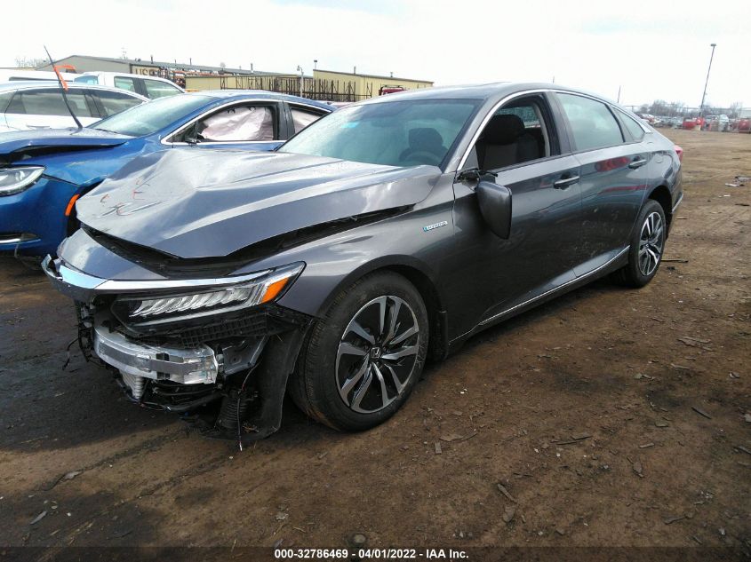 2021 HONDA ACCORD HYBRID EX 1HGCV3F44MA022336