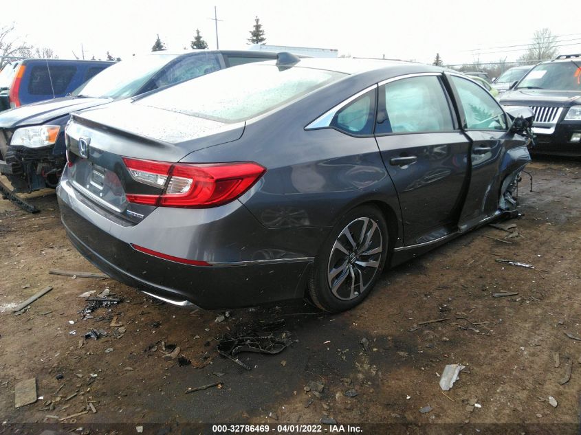 2021 HONDA ACCORD HYBRID EX 1HGCV3F44MA022336