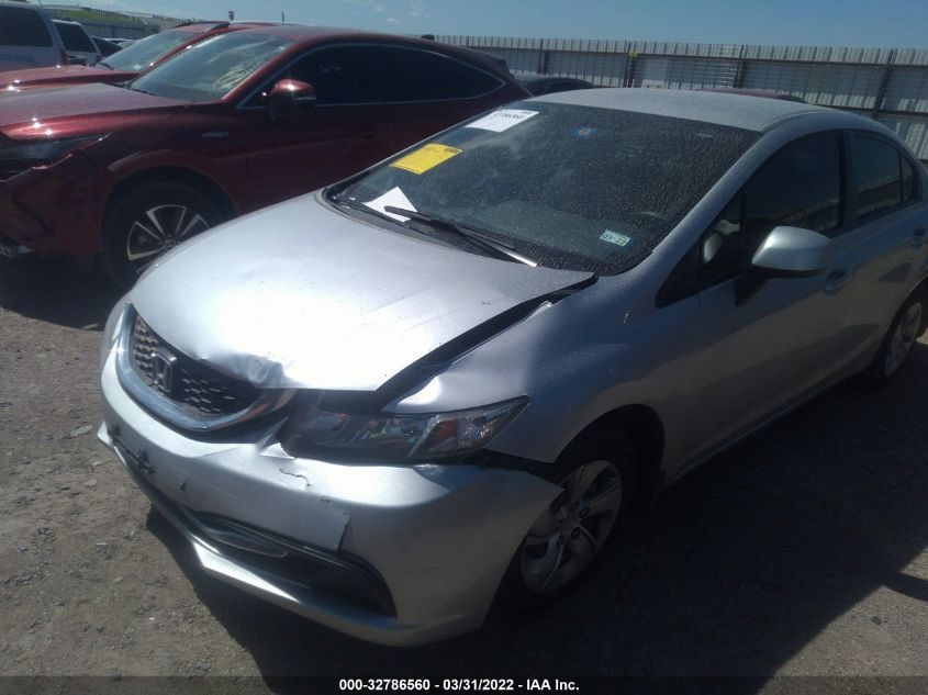 2013 HONDA CIVIC SDN LX 19XFB2F58DE041430