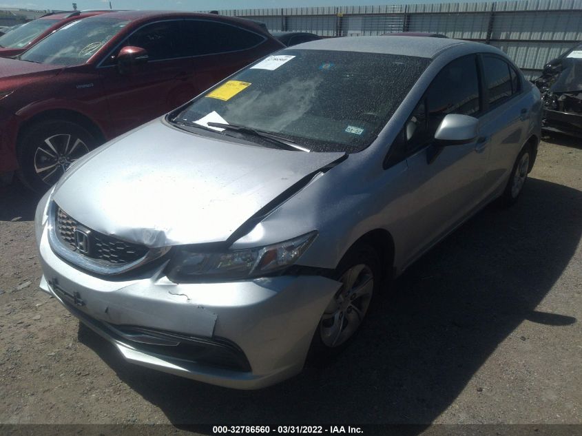 2013 HONDA CIVIC SDN LX 19XFB2F58DE041430