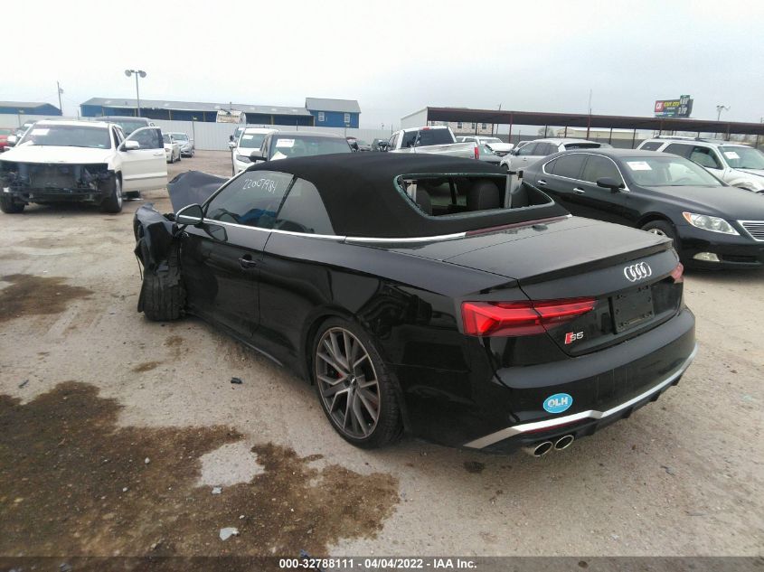 2021 AUDI S5 CABRIOLET PRESTIGE WAUY4GF50MN001240