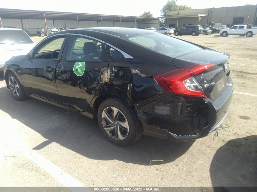 2019 HONDA CIVIC VIN: 2HGFC2F67KH544374