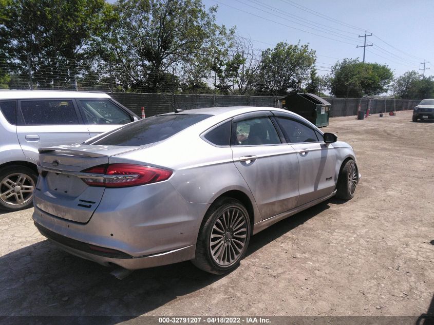 2018 FORD FUSION HYBRID TITANIUM 3FA6P0RU6JR151072