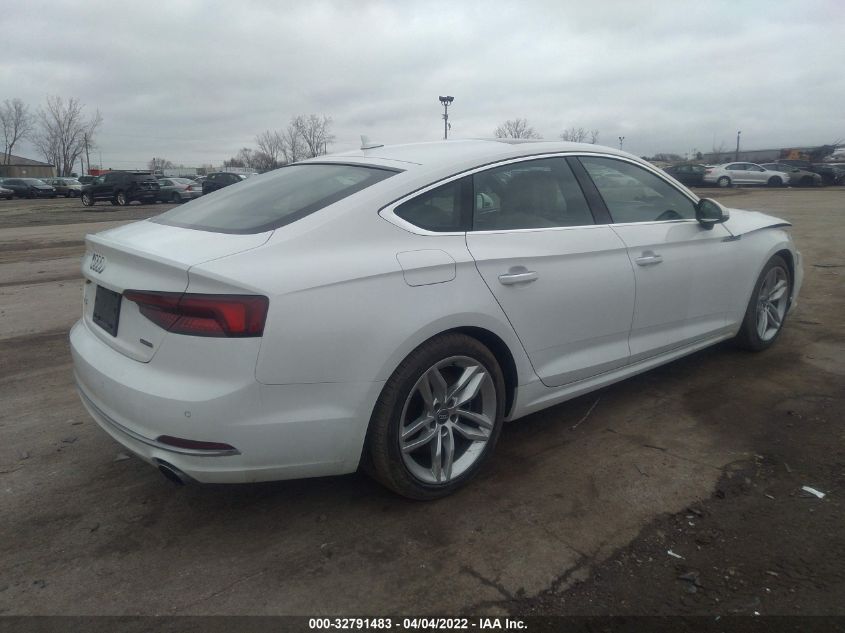 2019 AUDI A5 SPORTBACK PREMIUM PLUS WAUBNCF59KA077698