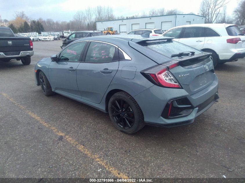 2021 HONDA CIVIC HATCHBACK EX SHHFK7H67MU221039
