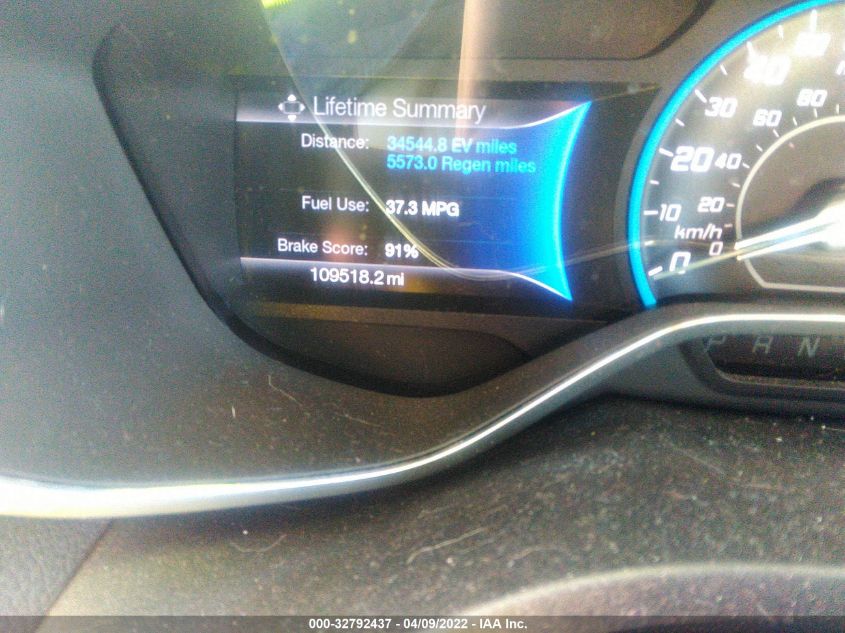 2013 FORD C-MAX HYBRID SE 1FADP5AU1DL538616