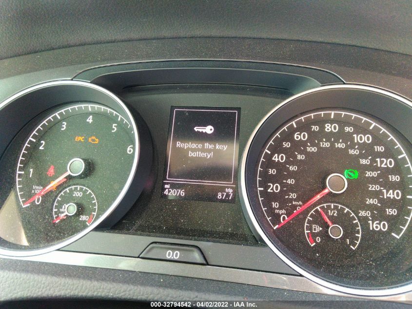 2017 VOLKSWAGEN GOLF ALLTRACK S/SE/SEL 3VWH17AU7HM519434