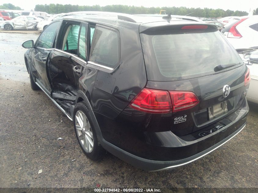 2017 VOLKSWAGEN GOLF ALLTRACK S/SE/SEL 3VWH17AU7HM519434