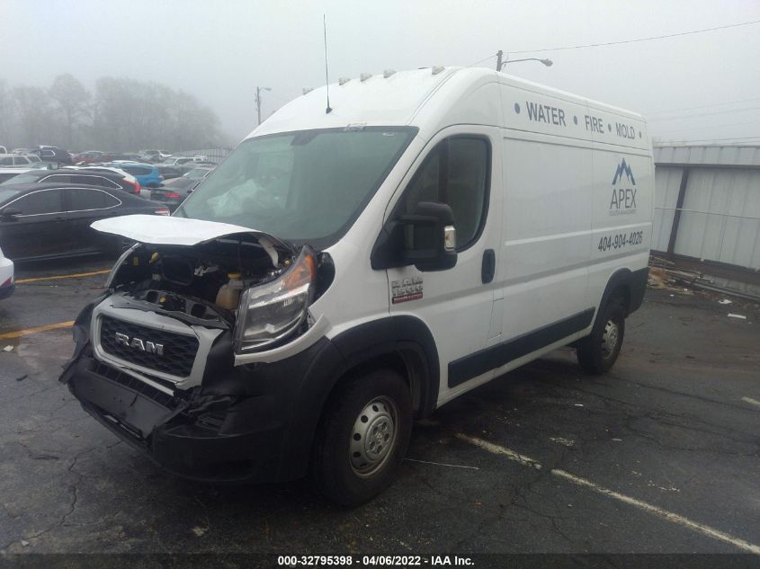 2019 RAM PROMASTER CARGO VAN 3C6TRVBG9KE526154