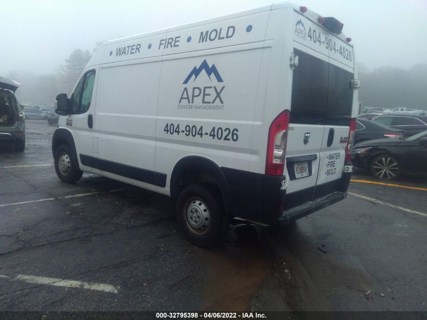 2019 RAM PROMASTER CARGO VAN 3C6TRVBG9KE526154