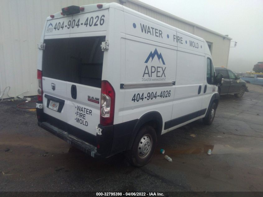 2019 RAM PROMASTER CARGO VAN 3C6TRVBG9KE526154