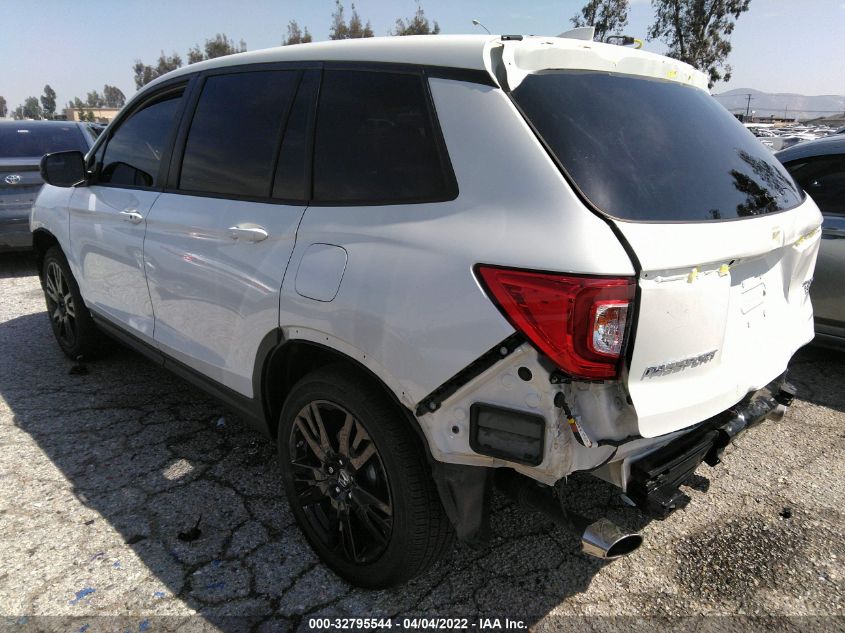 2019 HONDA PASSPORT SPORT 5FNYF7H26KB009709