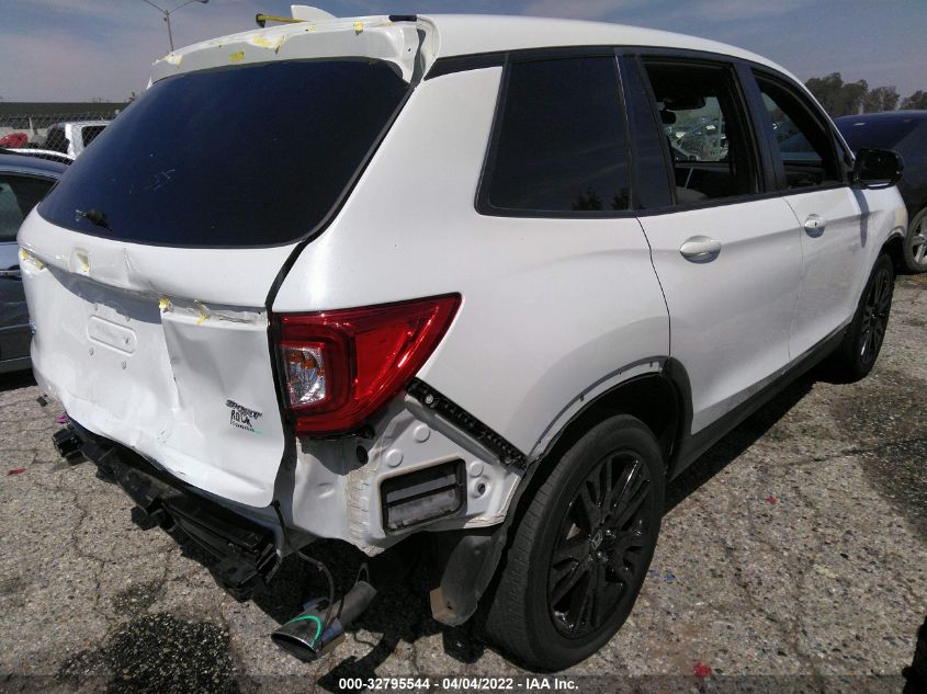 2019 HONDA PASSPORT SPORT 5FNYF7H26KB009709