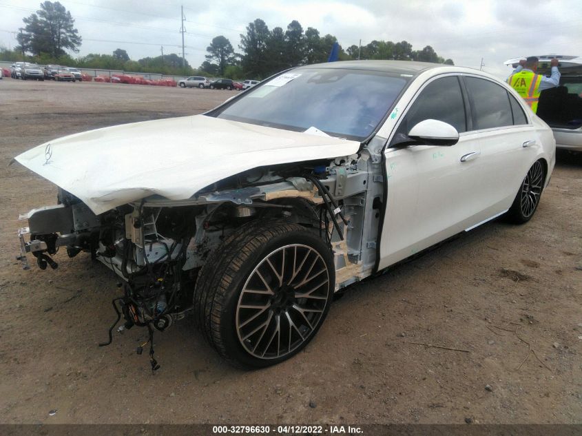 2022 MERCEDES-BENZ S-CLASS S 500 W1K6G6DB2NA070787