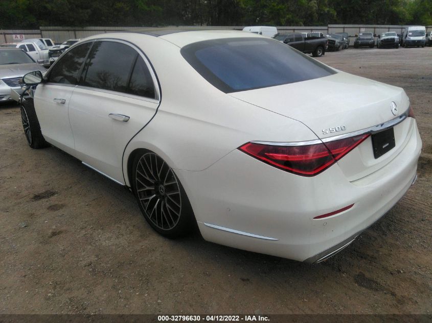 2022 MERCEDES-BENZ S-CLASS S 500 W1K6G6DB2NA070787