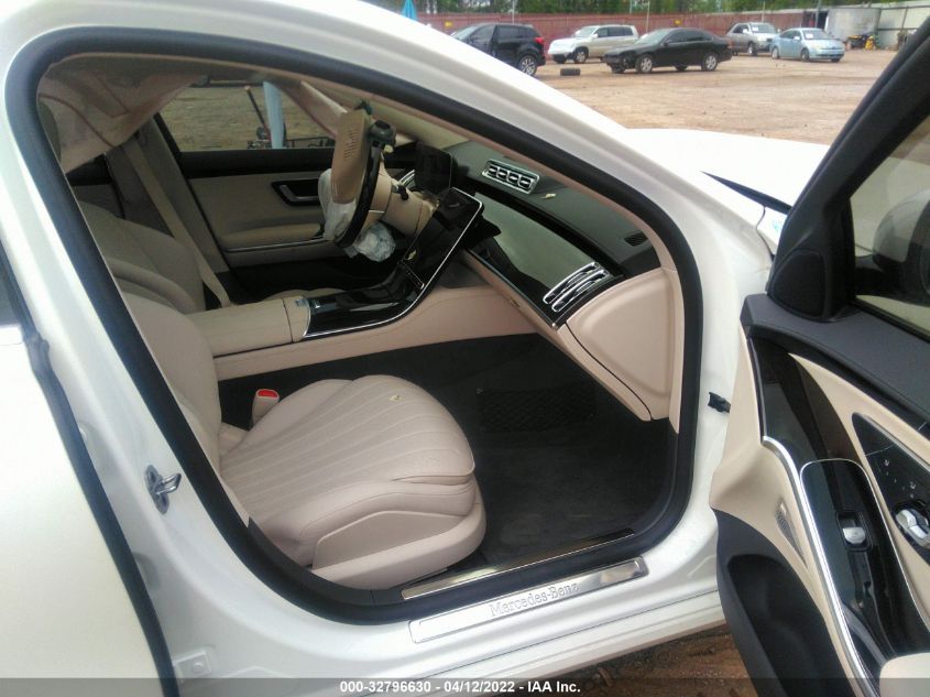 2022 MERCEDES-BENZ S-CLASS S 500 W1K6G6DB2NA070787
