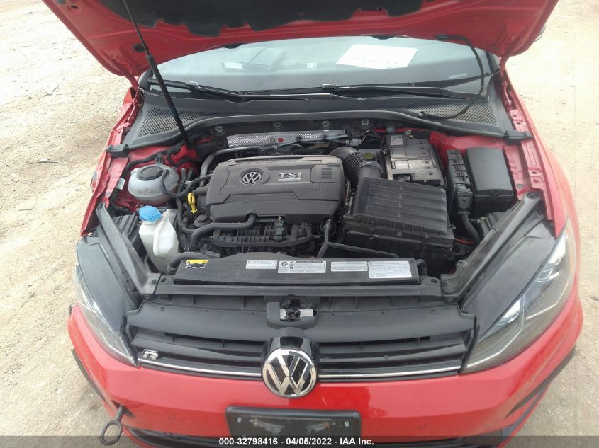 2018 VOLKSWAGEN GOLF R WVWVF7AU9JW219827