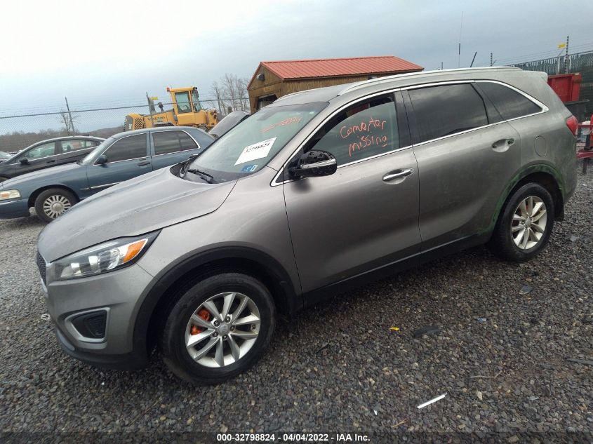 2017 KIA SORENTO LX - 5XYPG4A38HG226318