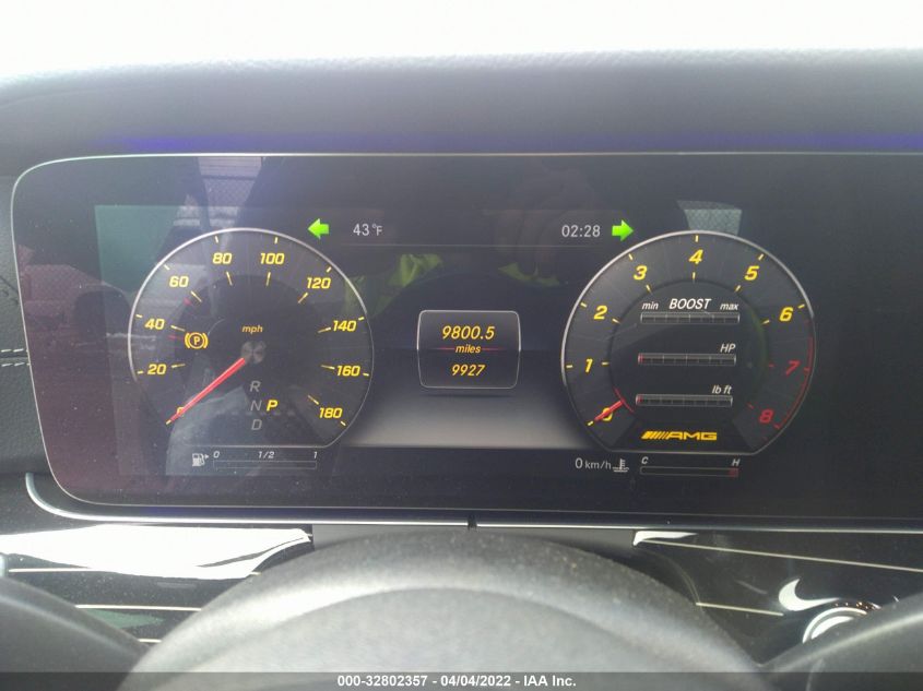2019 MERCEDES-BENZ E-CLASS AMG E 53 WDDZF6BB9KA620078